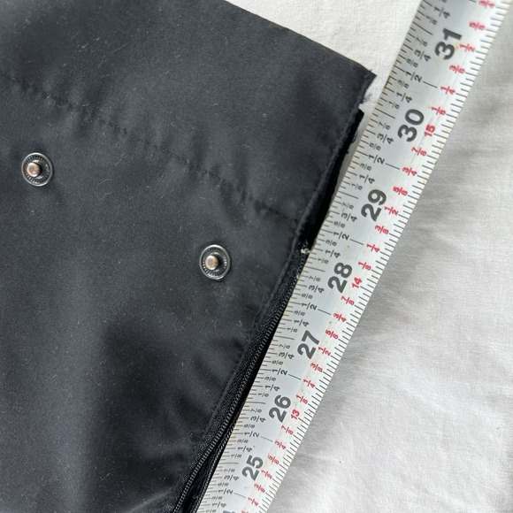 Sun Mountain Black Sz L Waterproof Windproof Golf Pants Vtg 90s Adjustable Waist - Picture 8 of 9